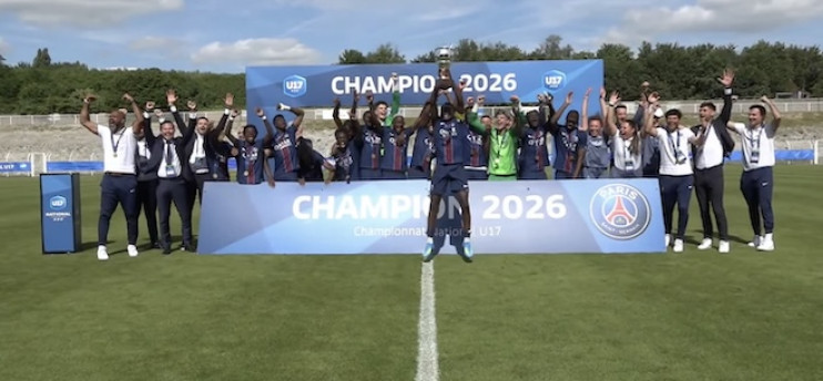 PSG : héroïques, les U17 offrent un troisième trophée au club !