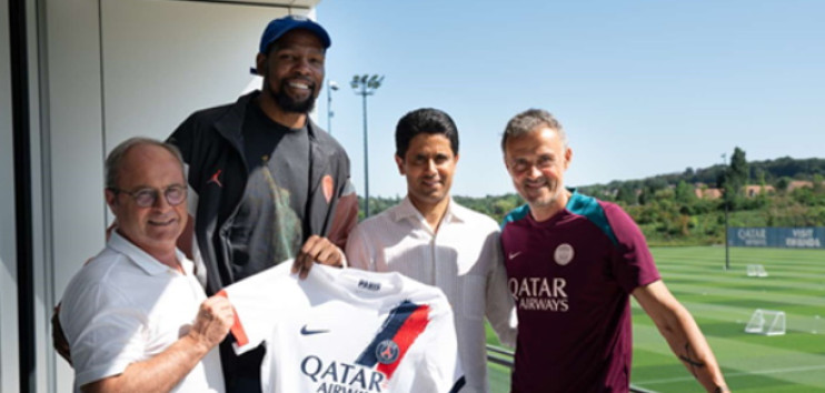 PSG : Après Michael Jordan, Kevin Durant ! 