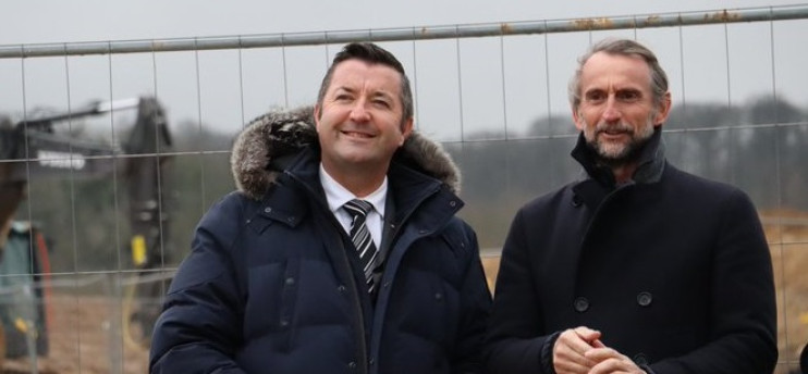 Blanc lance le début des travaux du Campus PSG !