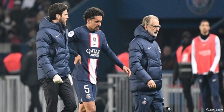 PSG : Marquinhos a encore des douleurs et sera diminué face au Bayern