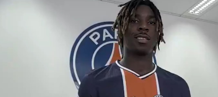 PHOTO : premier entraînement pour Moise Kean