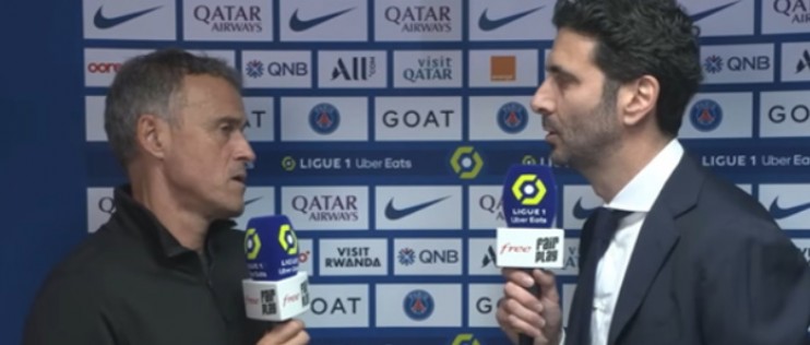 VIDEO : l'après entre Luis Enrique et Alexandre Ruiz