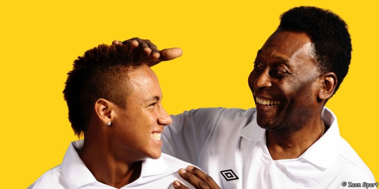 Le roi Pelé répond à Neymar