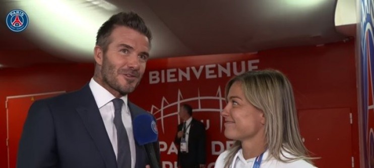 PSG : Beckham "ému" par un cadeau d'Al-Khelaïfi