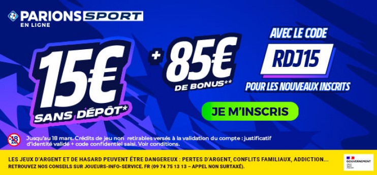 Pronostic Nantes PSG : un incroyable bonus, 15€ offerts sans déposer !