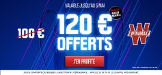 PSG-Lens : 120€ au lieu de 100€ offerts chez Winamax !